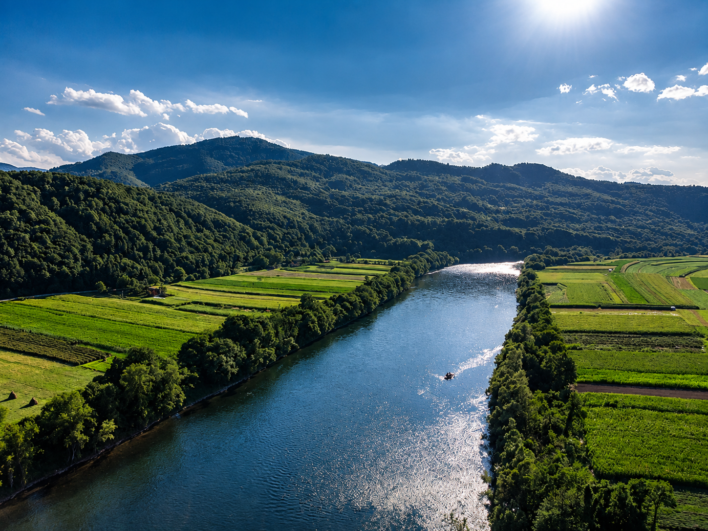 Dolina Drine, pogled sa reke